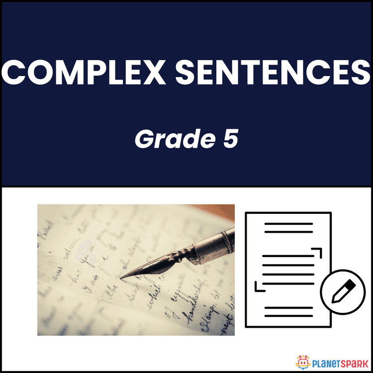 Class 5 Complex Sentences Grammar Worksheet