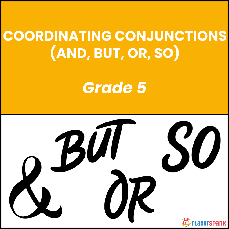 Class 5 Coordinating Conjunctions Worksheet