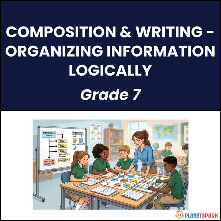 Class 7 English Worksheet on Logical Flow