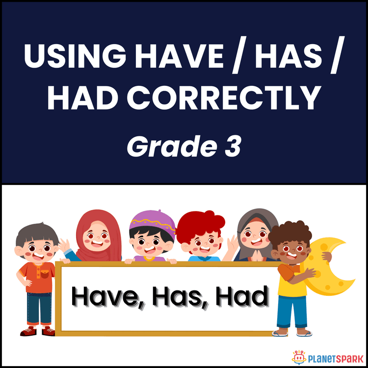 Class 3 Using Have Has Had Correctly Worksheet