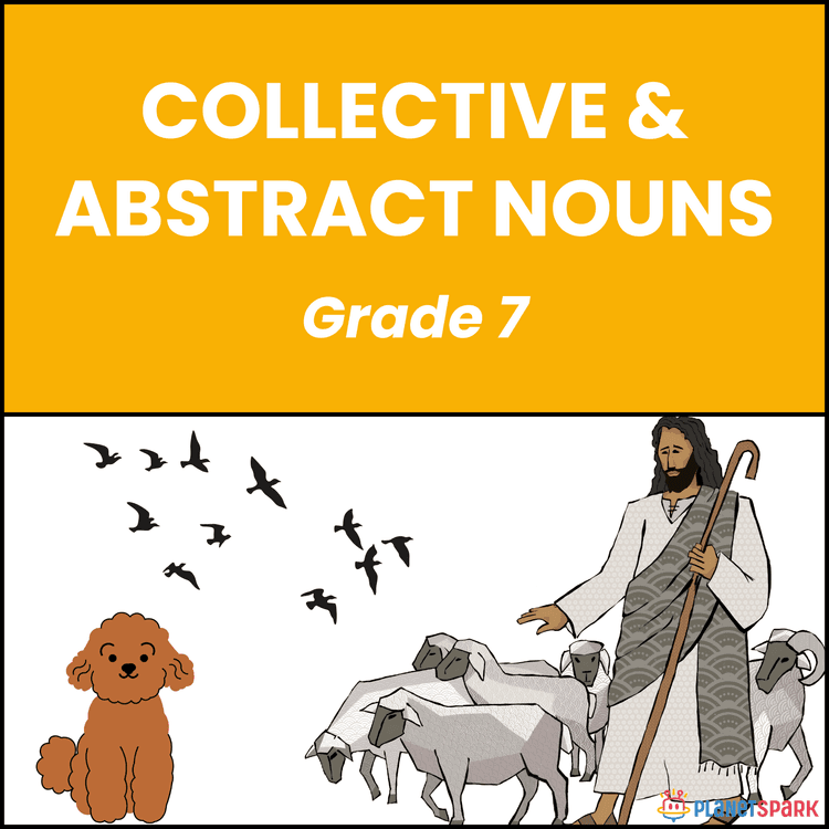 Class 7 Worksheet on Collective & Abstract Nouns