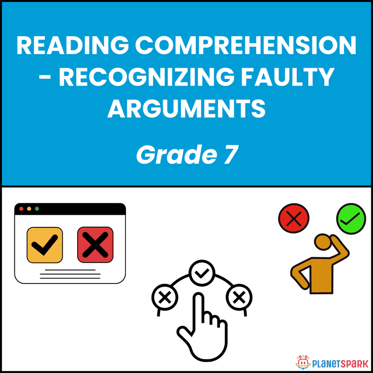 Class 7 Worksheet on Recognizing Faulty Arguments